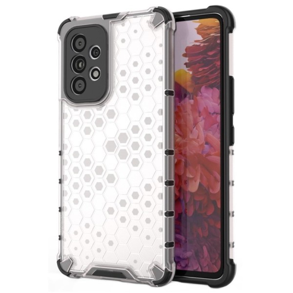 „Honeycomb“ sustiprintos apsaugos dėklas - skaidrus (Galaxy A53)
