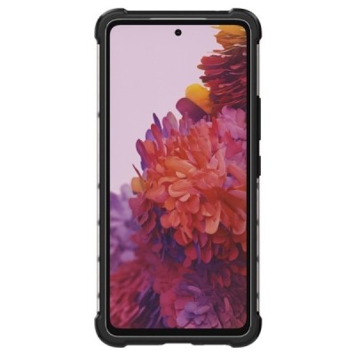 Honeycomb sustiprintos apsaugos Samsung Galaxy A13 5G (A04s) skaidrus kieto silikono (TPU) ir plastiko dėklas | Priedai.lt