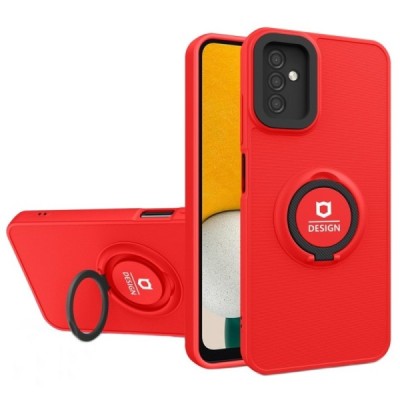 Samsung Galaxy A13 5G (A04s) „Design“ Kickstand (TPU) raudonas dėklas - nugarėlė | Priedai.lt