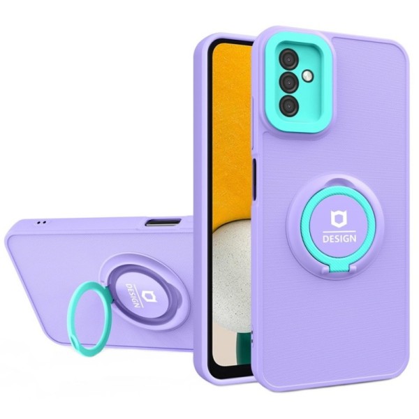 „Design“ Kickstand (TPU) dėklas - violetinis (Galaxy A13 5G / A04s)
