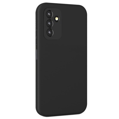 „Straight“ 360 Samsung Galaxy A13 5G (A04s) juodas kieto silikono (TPU) dėklas | Priedai.lt