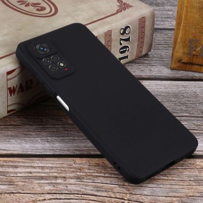 Xiaomi Redmi Note 11 Pro Shell kieto silikono TPU juodas dėklas - nugarėlė | Priedai.lt