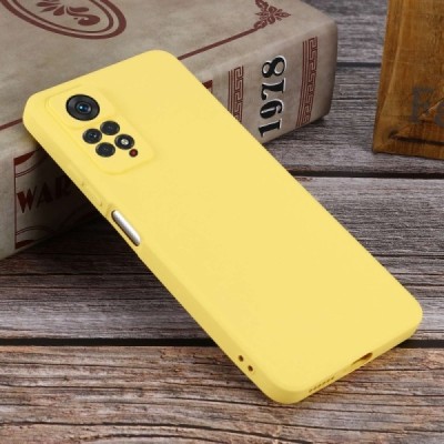 Xiaomi Redmi Note 11 Pro Shell kieto silikono TPU geltonas dėklas - nugarėlė | Priedai.lt