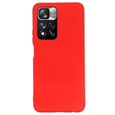 Xiaomi Redmi Note 11 Pro+ Shell kieto silikono TPU raudonas dėklas - nugarėlė | Priedai.lt