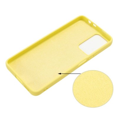 Xiaomi Redmi Note 11 Pro+ Shell kieto silikono TPU geltonas dėklas - nugarėlė | Priedai.lt