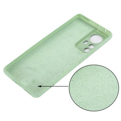 Xiaomi 12 Pro Shell kieto silikono TPU žalias dėklas - nugarėlė | Priedai.lt