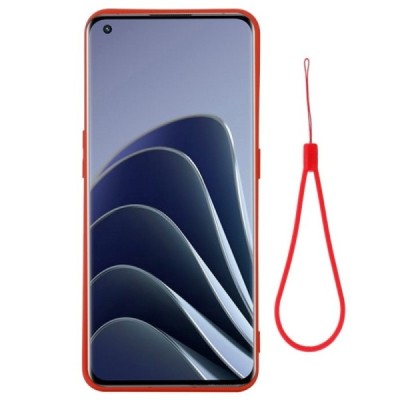 OnePlus 10 Pro Shell kieto silikono TPU raudonas dėklas - nugarėlė | Priedai.lt