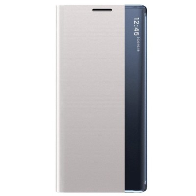 Samsung Galaxy A33 5G (SM-A336E) View Line sidabrinis atverčiamas dėklas - knygutė | Priedai.lt