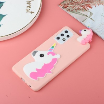 Samsung Galaxy A33 5G (SM-A336E) „Squezy“ Unicorn kieto silikono TPU rožinis dėklas - nugarėlė | Priedai.lt