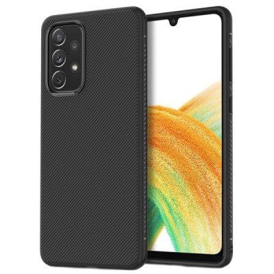 Samsung Galaxy A33 5G (SM-A336E) kieto silikono TPU juodas dėklas - nugarėlė | Priedai.lt
