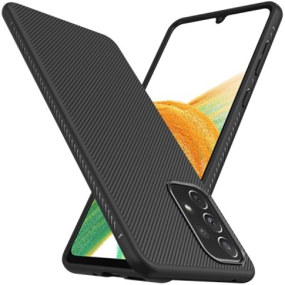 Samsung Galaxy A33 5G (SM-A336E) kieto silikono TPU juodas dėklas - nugarėlė | Priedai.lt