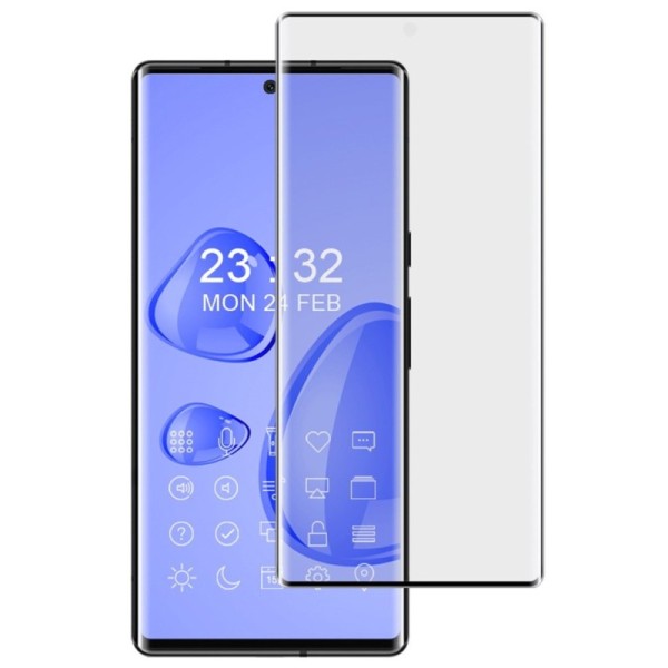 „Imak“ Tempered Glass pilnai dengiantis apsauginis ekrano stiklas 0.2 mm - juodas (Pixel 6 Pro)