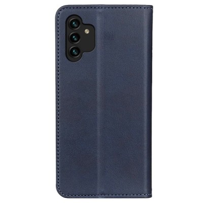 Samsung Galaxy A13 4G (SM-A135F, SM-A137F) „Split“ mėlynas odinis atverčiamas dėklas - knygutė | Priedai.lt