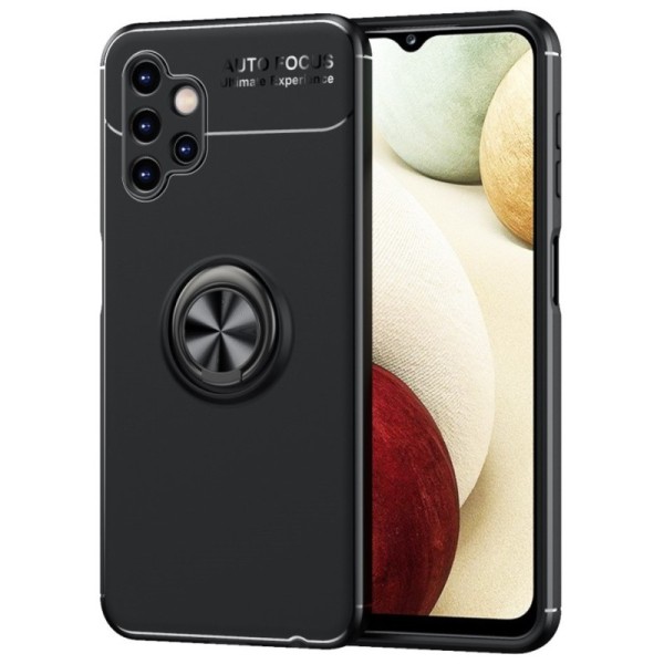 „Ring“ Kickstand (TPU) dėklas - juodas (Galaxy A13 4G)
