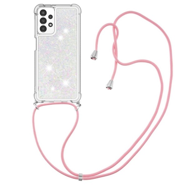 „Strap“ Shine kieto silikono (TPU) dėklas - skaidrus (Galaxy A13 4G)
