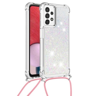 Samsung Galaxy A13 4G (SM-A135F, SM-A137F) Strap Shine kieto silikono TPU skaidrus dėklas - nugarėlė | Priedai.lt