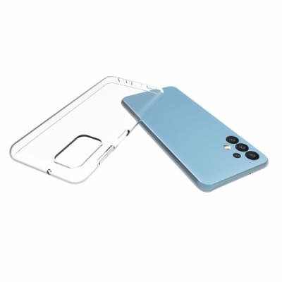 Samsung Galaxy A13 4G (SM-A135F, SM-A137F) kieto silikono TPU skaidrus dėklas - nugarėlė | Priedai.lt