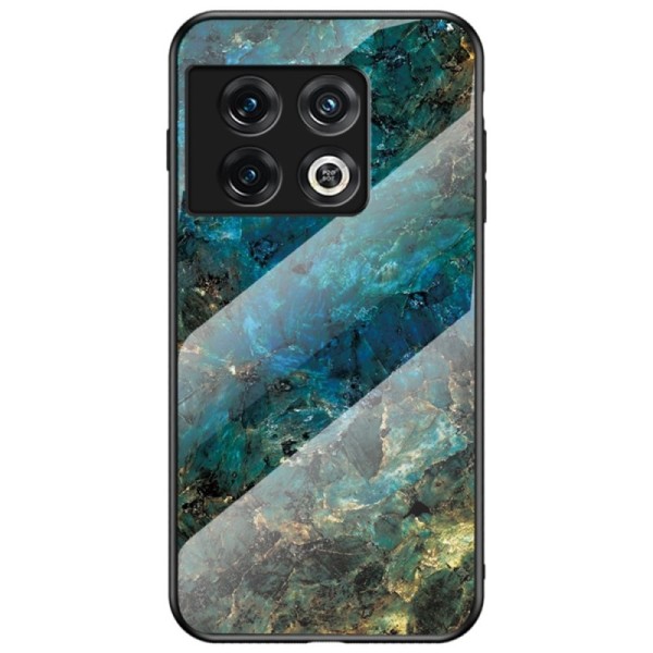 „Marble“ kieto silikono (TPU) dėklas - mėlynas (OnePlus 10 Pro)