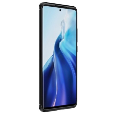 Xiaomi 12 (12X) „Carbon“ kieto silikono TPU juodas dėklas - nugarėlė | Priedai.lt