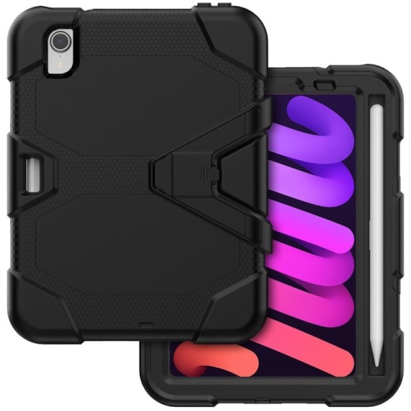 Sustiprintos apsaugos dėklas - juodas (iPad mini 6 2021)