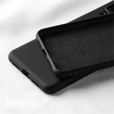 „X-Level“ Guardian serijos Huawei P20 juodas kieto silikono dėklas - nugarėlė | Priedai.lt