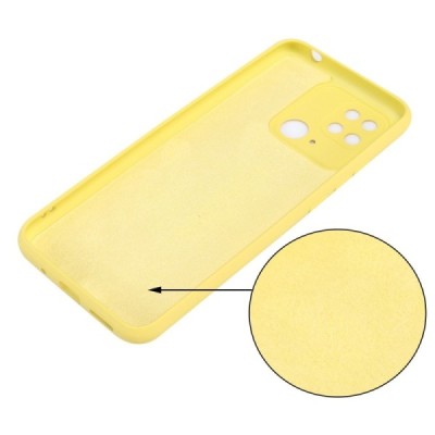 Xiaomi Redmi 10C Shell kieto silikono TPU geltonas dėklas - nugarėlė | Priedai.lt
