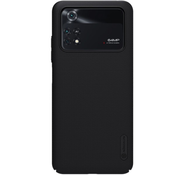 „Nillkin“ Frosted Shield dėklas - juodas (Poco M4 Pro 4G)