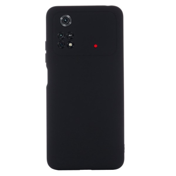 „Shell“ kieto silikono (TPU) dėklas - juodas (Poco M4 Pro 4G)