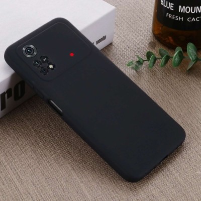 Xiaomi Poco M4 Pro 4G Shell kieto silikono TPU juodas dėklas - nugarėlė | Priedai.lt