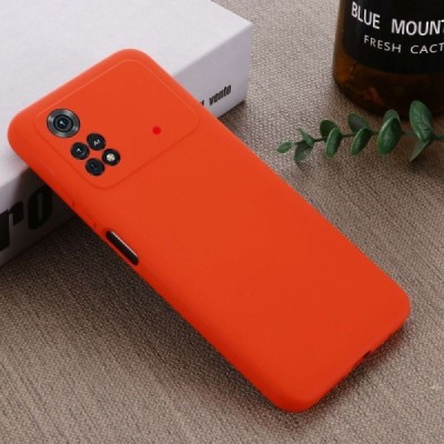 Xiaomi Poco M4 Pro 4G Shell kieto silikono TPU raudonas dėklas - nugarėlė | Priedai.lt