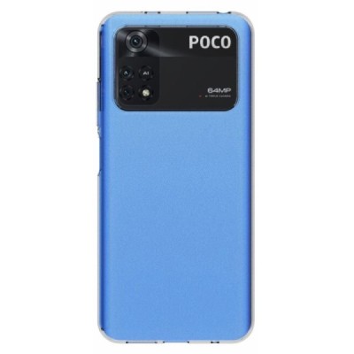Xiaomi Poco M4 Pro 4G kieto silikono TPU skaidrus dėklas - nugarėlė | Priedai.lt