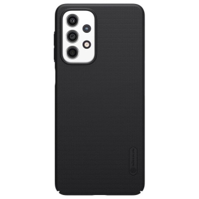 Nillkin Frosted Shield Samsung Galaxy A33 5G (SM-A336E) juodas plastikinis dėklas | Priedai.lt
