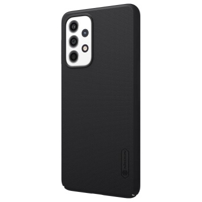 Nillkin Frosted Shield Samsung Galaxy A33 5G (SM-A336E) juodas plastikinis dėklas | Priedai.lt