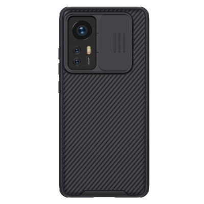Xiaomi 12 (Xiaomi 12X) „Nillkin“ CamShield juodas dėklas, nugarėlė su kameros apsauga | Priedai.lt