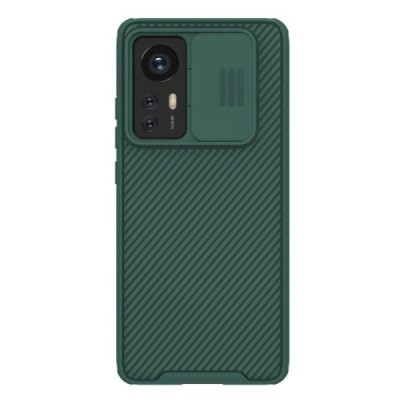 Xiaomi 12 (Xiaomi 12X) „Nillkin“ CamShield žalias dėklas, nugarėlė su kameros apsauga | Priedai.lt
