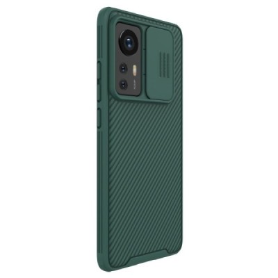 Xiaomi 12 (Xiaomi 12X) „Nillkin“ CamShield žalias dėklas, nugarėlė su kameros apsauga | Priedai.lt