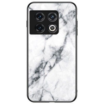 OnePlus 10 Pro „Marble“ kieto silikono TPU baltas dėklas - nugarėlė | Priedai.lt