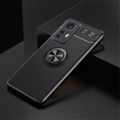Xiaomi 12 (Xiaomi 12X) „Ring“ Kickstand (TPU) juodas dėklas - nugarėlė | Priedai.lt