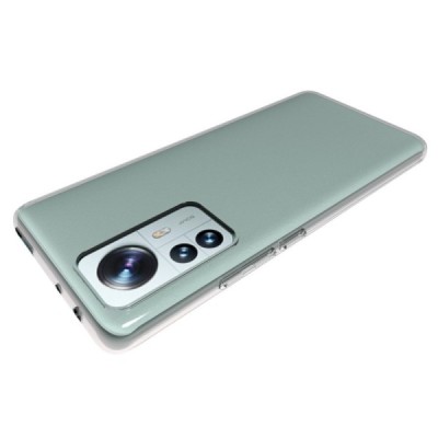 Xiaomi 12 Pro kieto silikono TPU skaidrus dėklas - nugarėlė | Priedai.lt