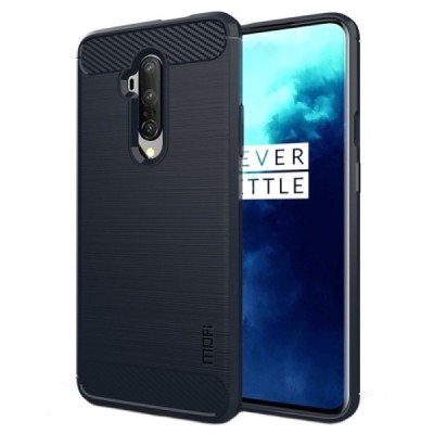 OnePlus 7T Pro „Mofi“ kieto silikono TPU tamsiai mėlynas dėklas - nugarėlė | Priedai.lt