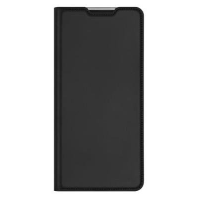 Dux Ducis Skin serijos Xiaomi Poco F4 GT juodas odinis atverčiamas dėklas | Priedai.lt