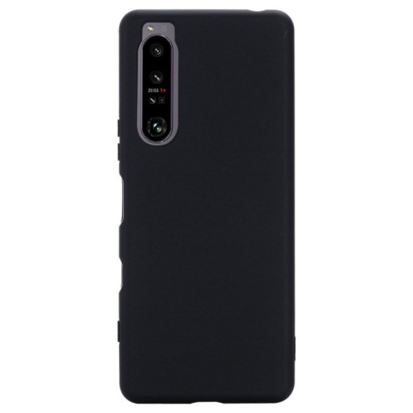 „Shell“ kieto silikono (TPU) dėklas - juodas (Xperia 1 IV)