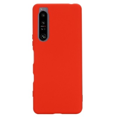 Sony Xperia 1 IV Shell kieto silikono TPU raudonas dėklas - nugarėlė | Priedai.lt