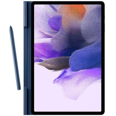 Originalus Samsung Galaxy Tab S7 FE 12.4", S7+ 12.4" (T976) Book Cover EF-BT730 atverčiamas tamsiai mėlynas odinis dėklas | Prie