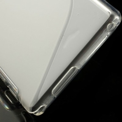 Sony Xperia M2 kieto silikono (TPU) skaidrus (permatomas) dėklas - nugarėlė / Priedai.lt