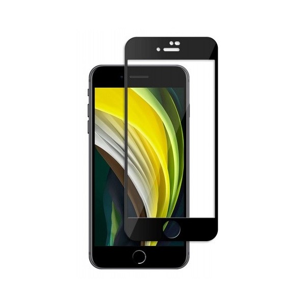 „Guardian“ Tempered Glass apsauginis ekrano stiklas 0.26 mm - juodas (iPhone 7 / 8 / SE 2020 / SE 2022)