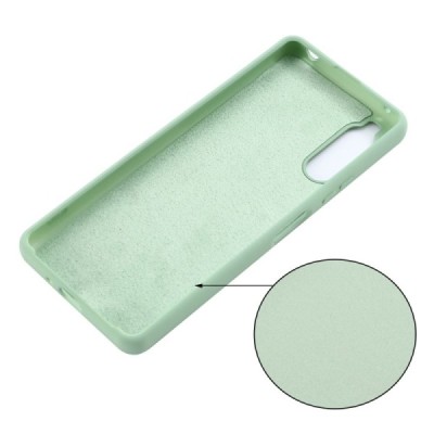 Sony Xperia 10 IV Shell kieto silikono TPU žalias dėklas - nugarėlė | Priedai.lt