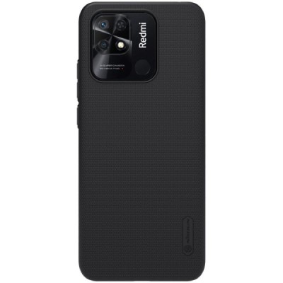 Nillkin Frosted Shield Xiaomi Redmi 10C juodas plastikinis dėklas | Priedai.lt
