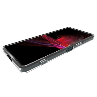 Sony Xperia 1 IV kieto silikono TPU skaidrus dėklas - nugarėlė | Priedai.lt