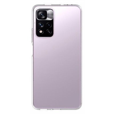 Xiaomi Redmi Note 11 Pro+ kieto silikono TPU skaidrus dėklas - nugarėlė | Priedai.lt